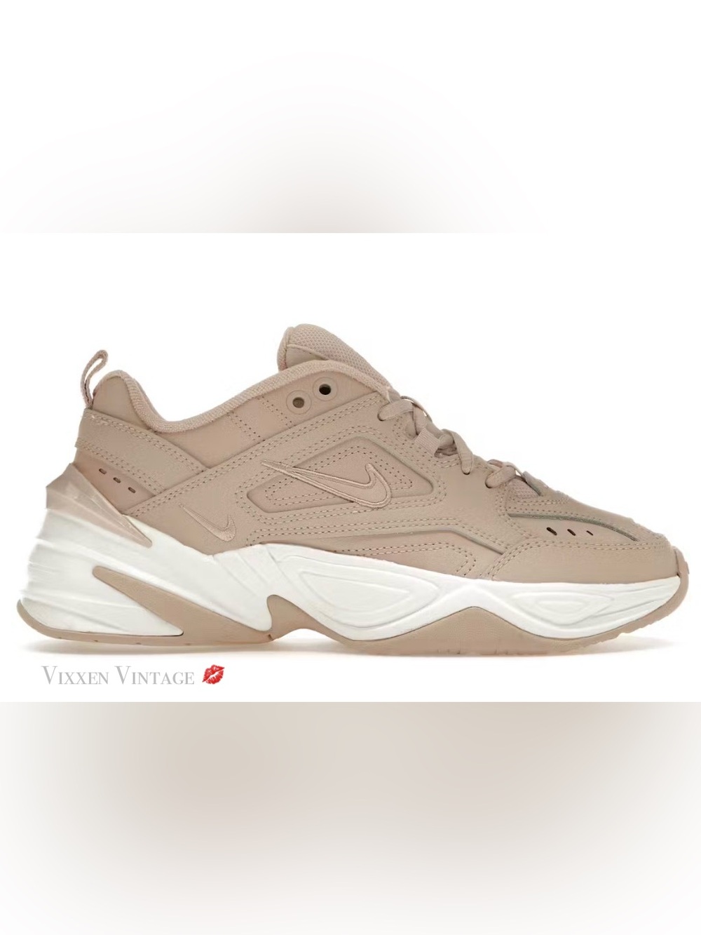 NIKE ‘AO3108-202 WOMEN’S M2K TEKNO’ CHUNKY SNEAKERS IN PARTICLE BEIGE